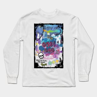 Zodiac Majesty Gemini Graffiti Long Sleeve T-Shirt